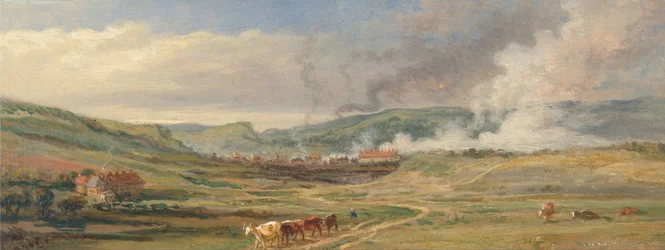 Landscape near Swansea, South Wales